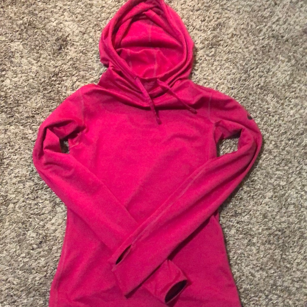 Nike pink hoodie
